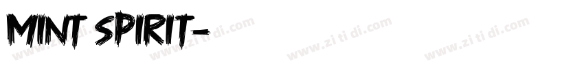 Mint Spirit字体转换